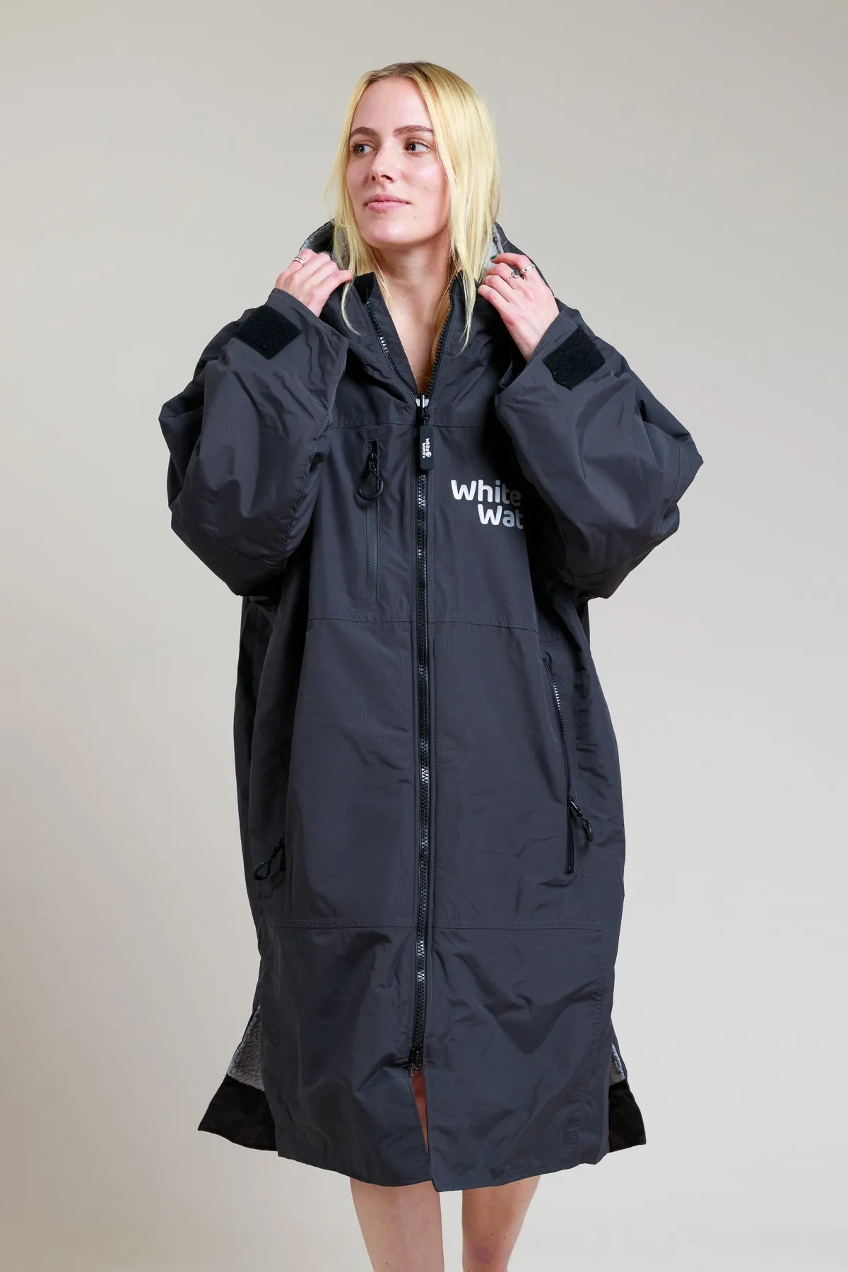 Adults Hard Shell Robe - Black