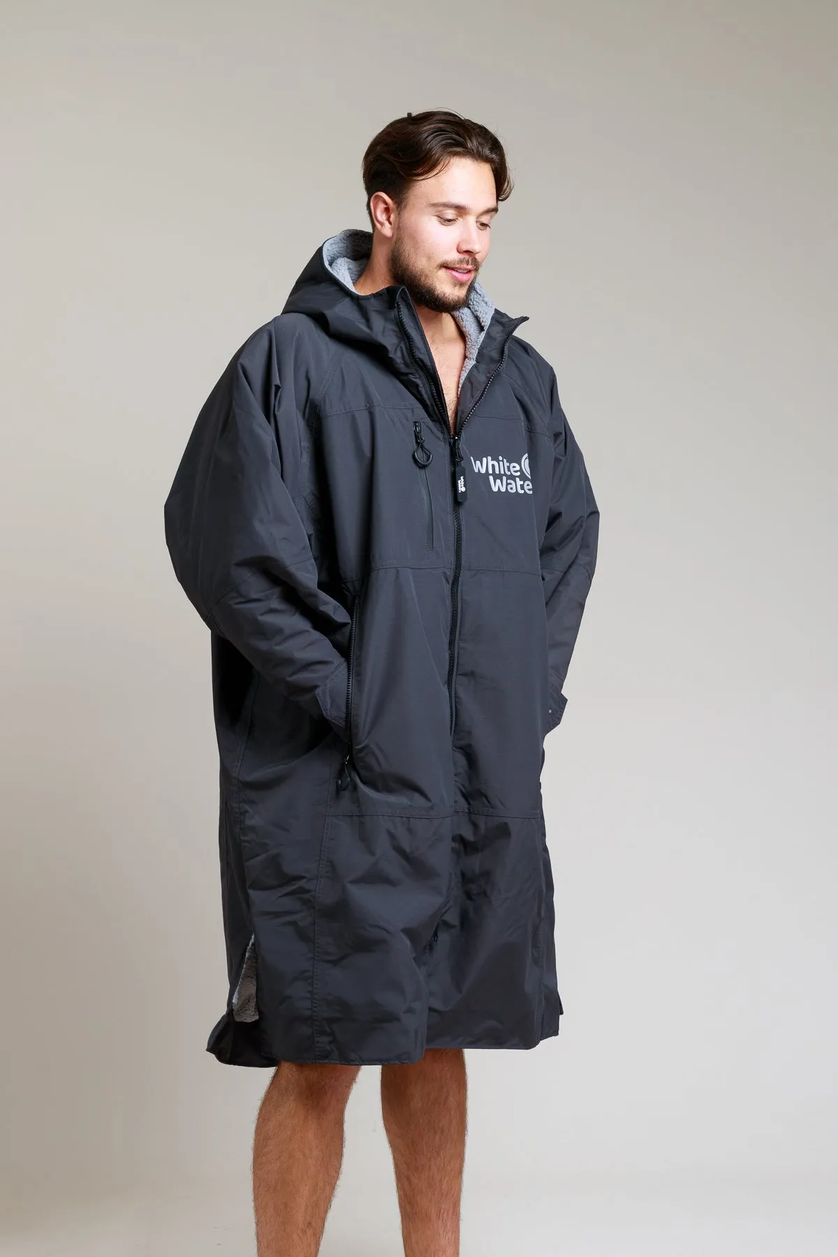 Adults Hard Shell Robe - Black