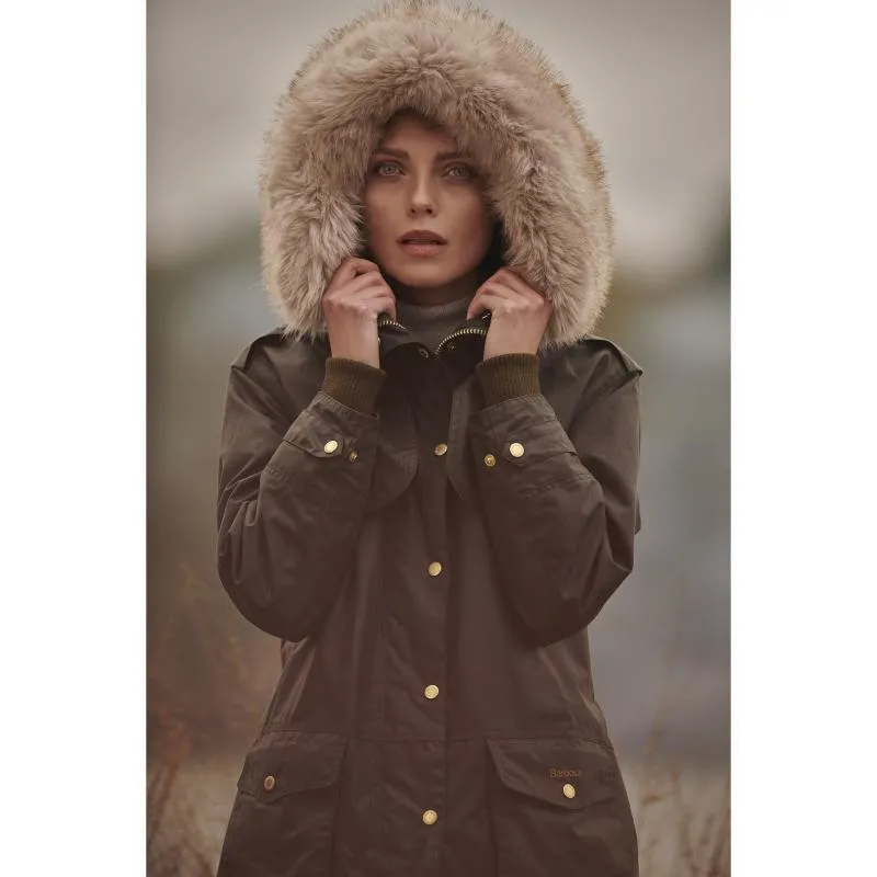 Barbour Whitebeam Ladies Wax Jacket - Sage