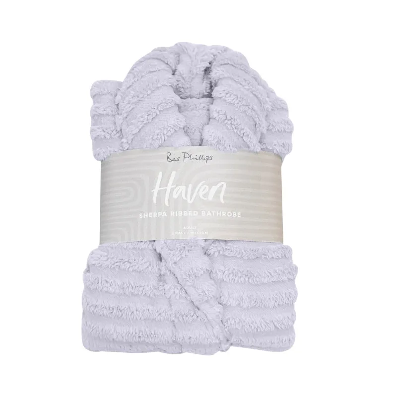 Bas Phillips Haven Sherpa Ribbed Bathrobe