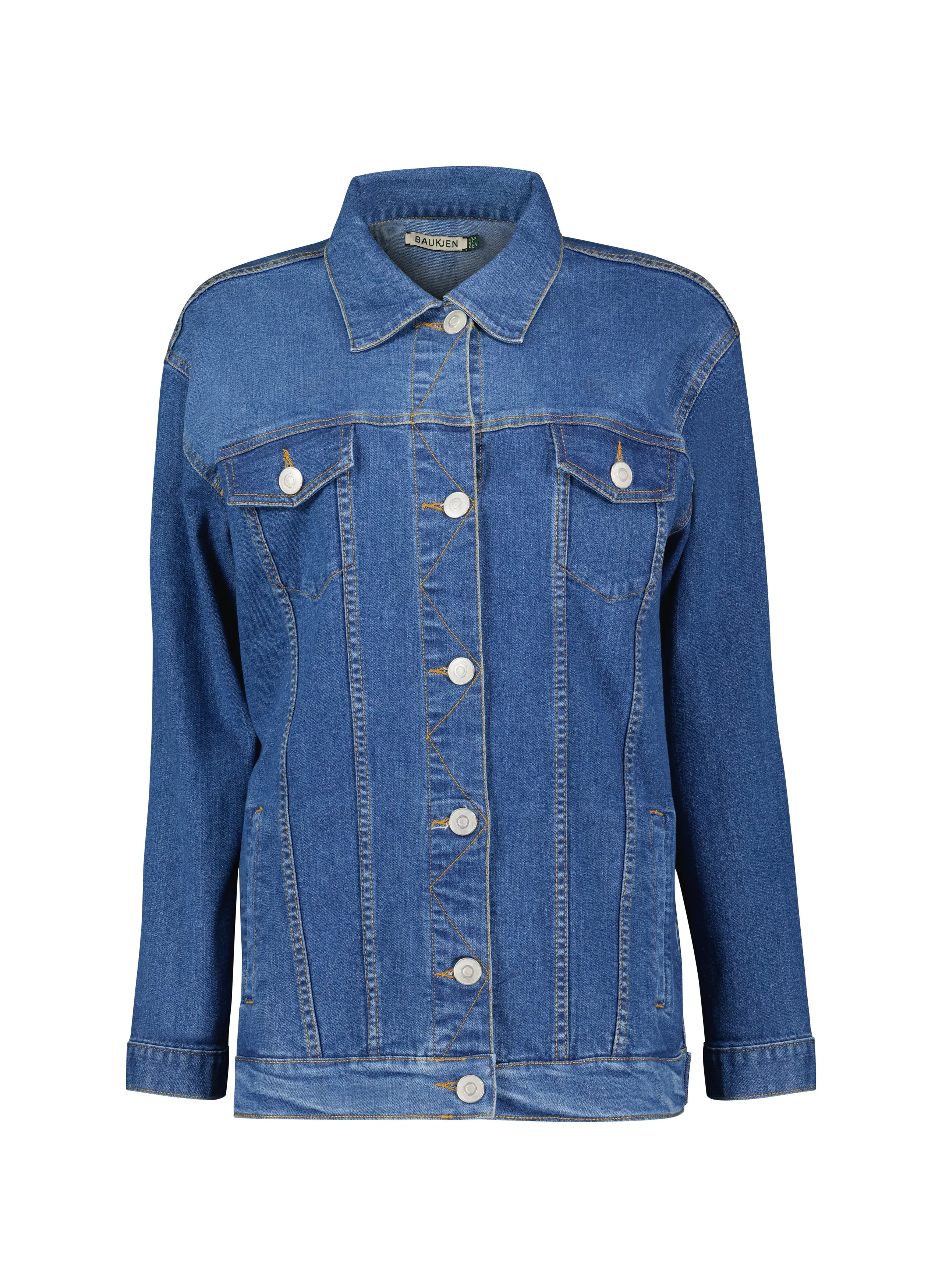 Baukjen Organic Cotton Longline Denim Jacket