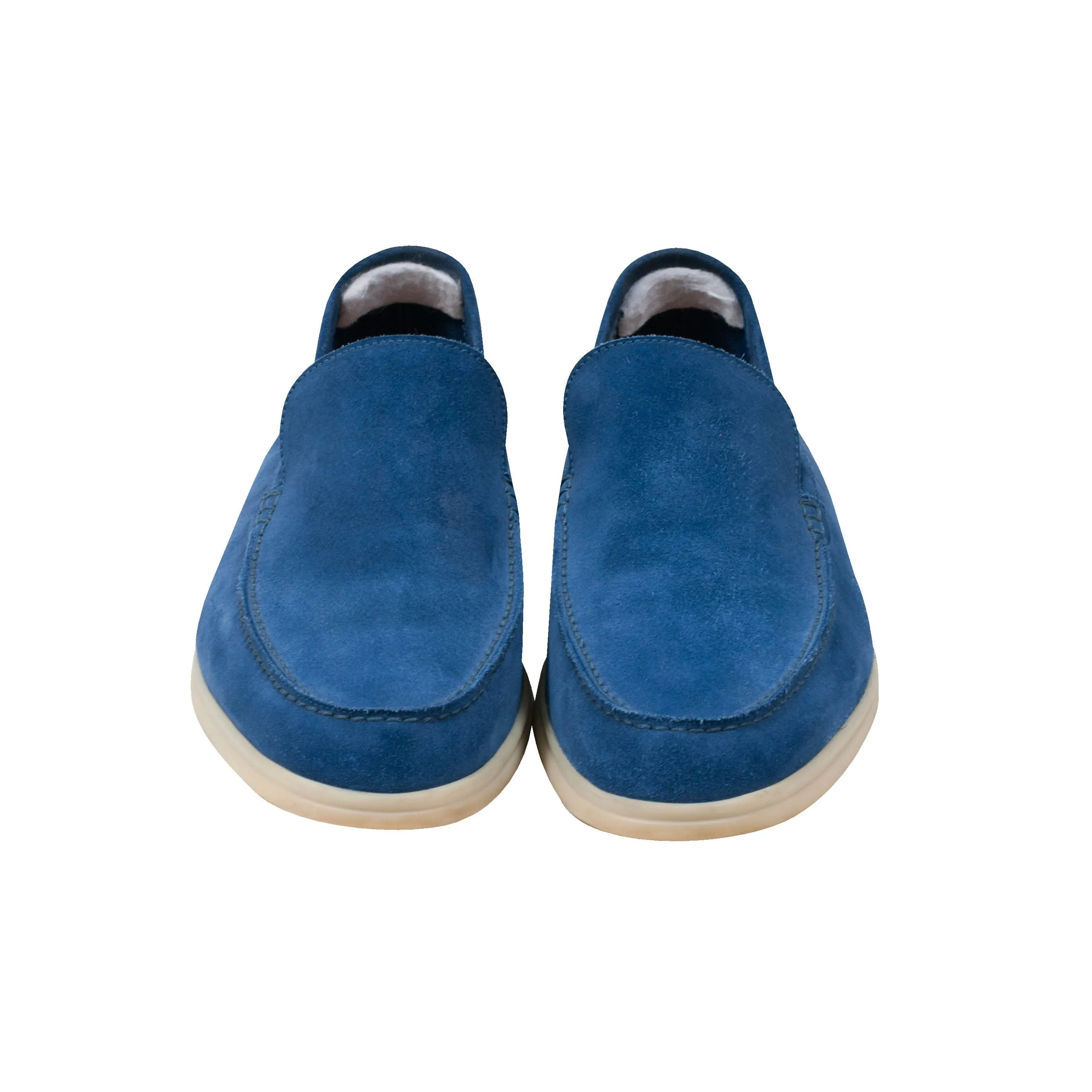 Blue Suede Summer Walk