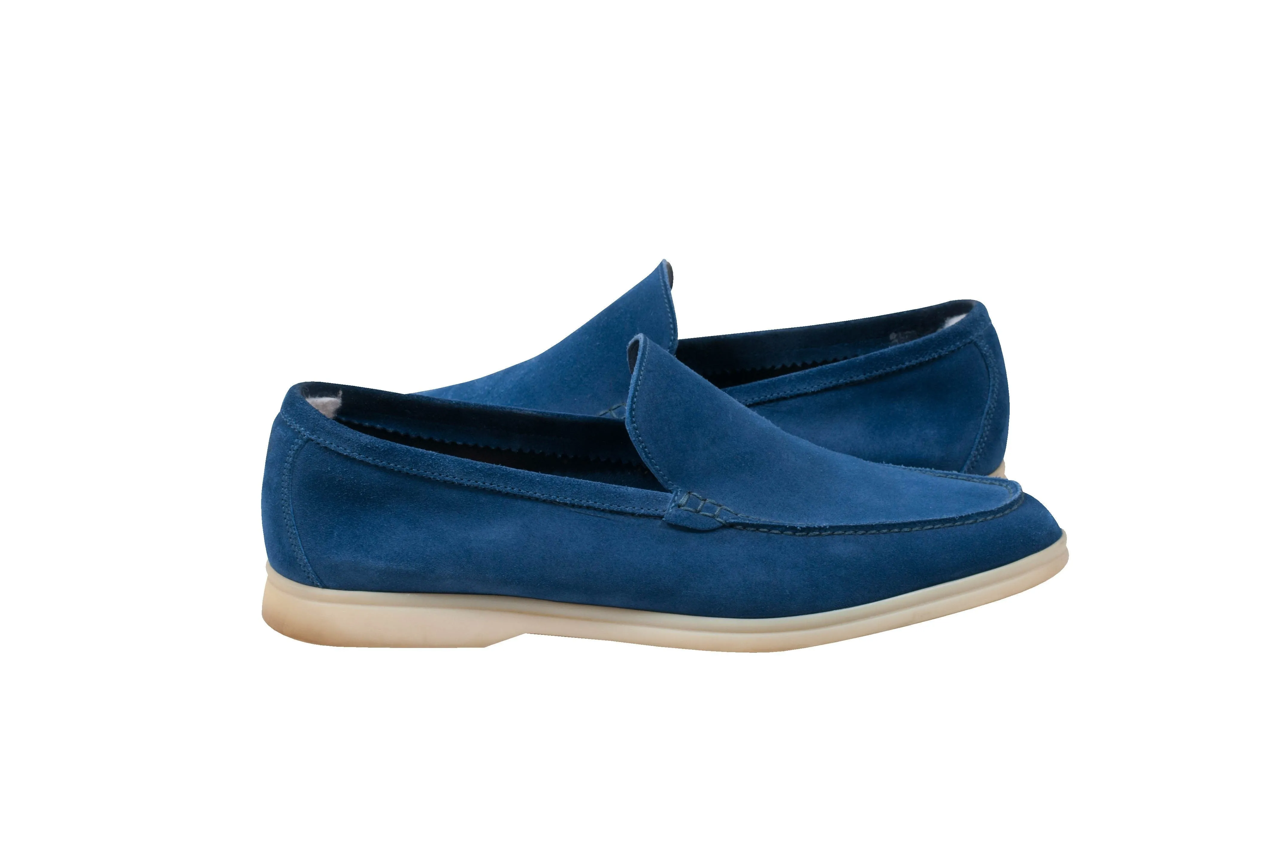 Blue Suede Summer Walk