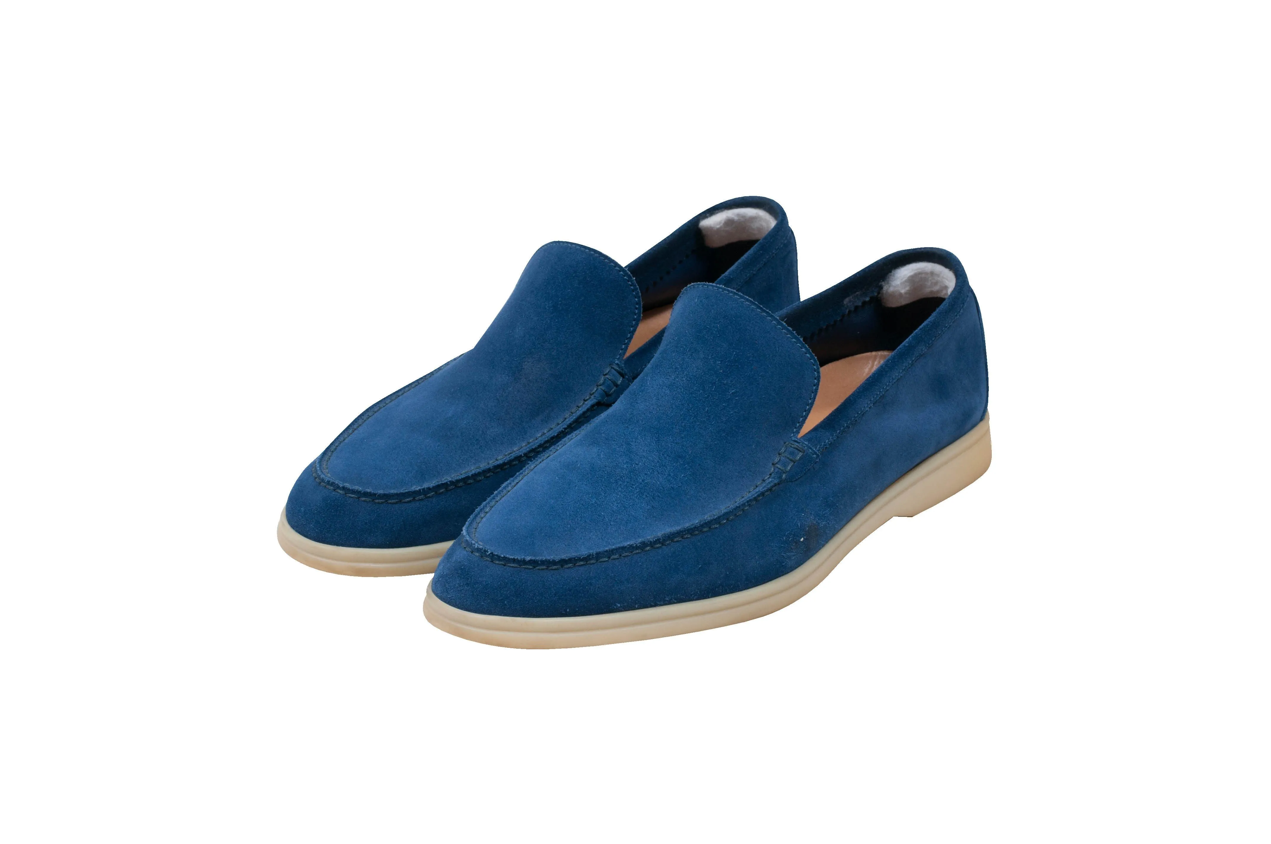 Blue Suede Summer Walk