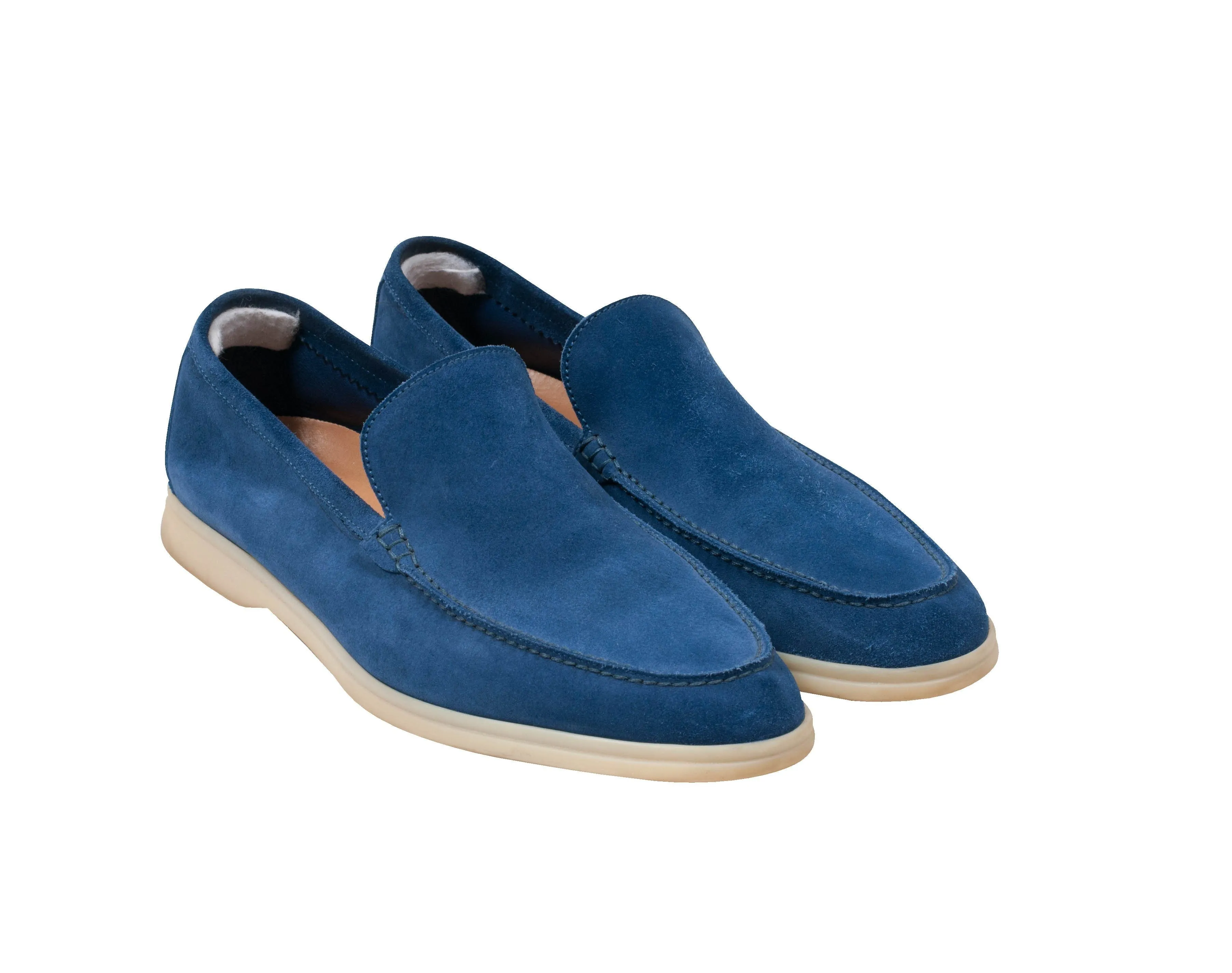 Blue Suede Summer Walk