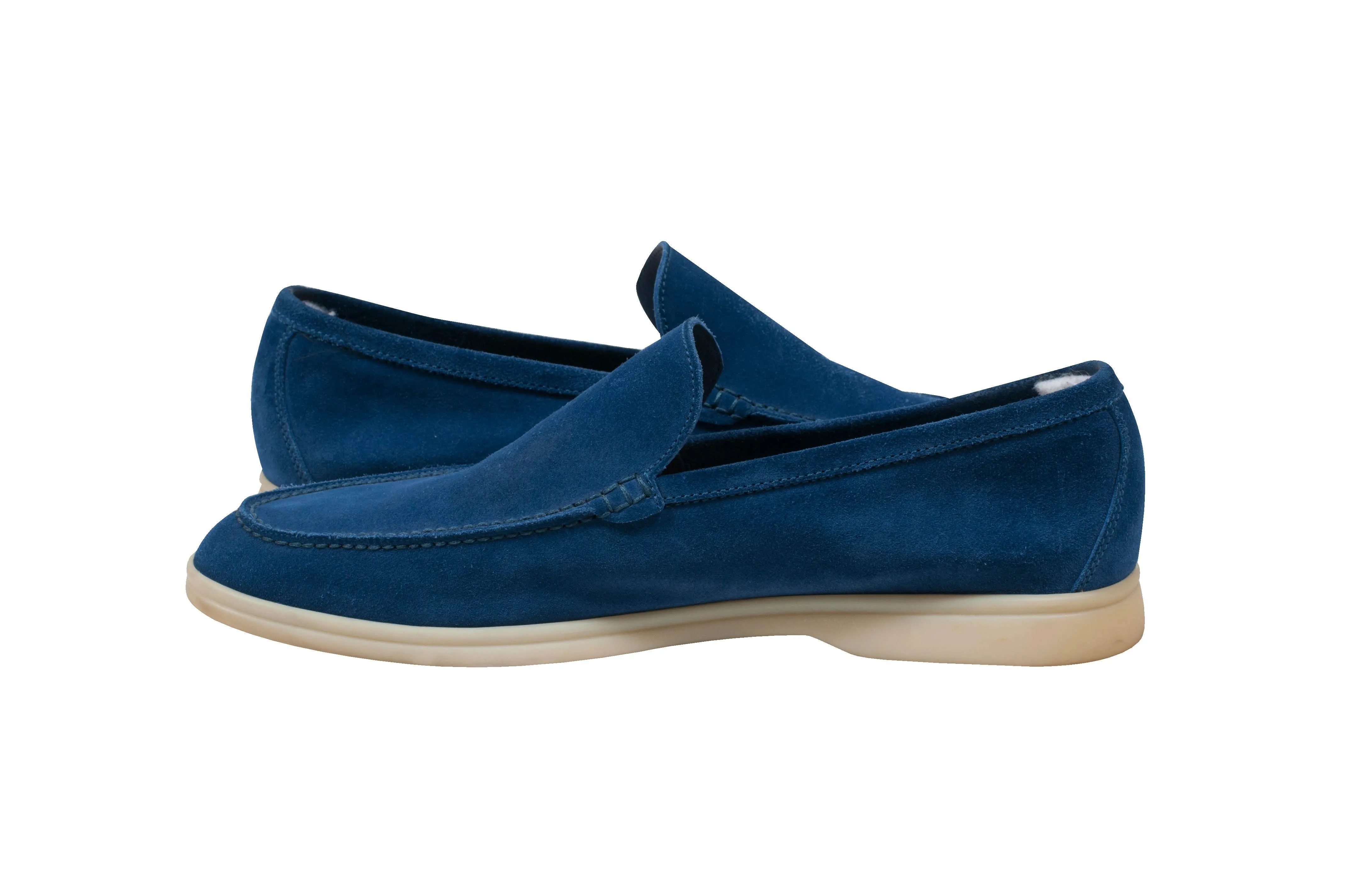 Blue Suede Summer Walk