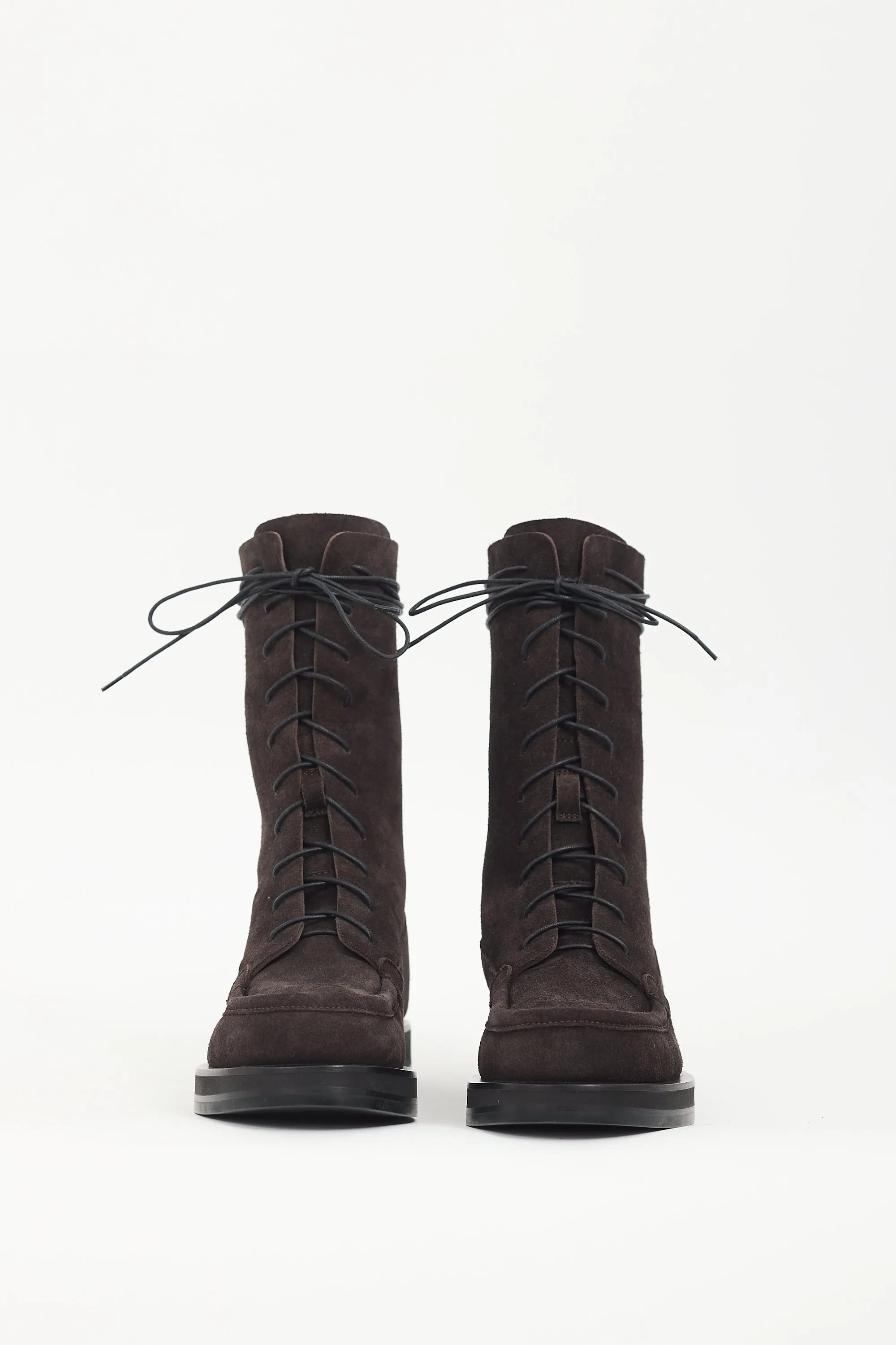 Brown Suede Patty Boot