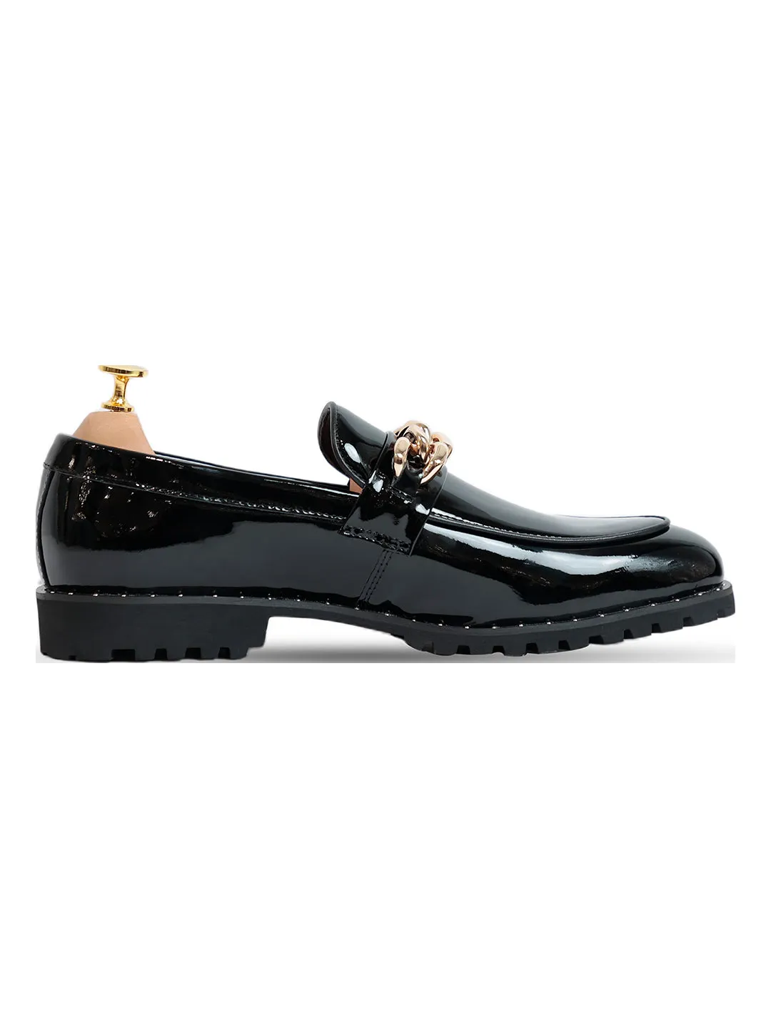 Chris Chapman Patent Black Slip On