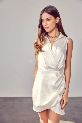 Collar Wrap Dress *Online Only*