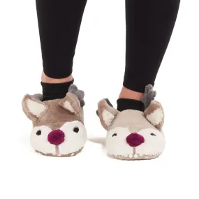 Deer Winter Women Fuzzy Slipper