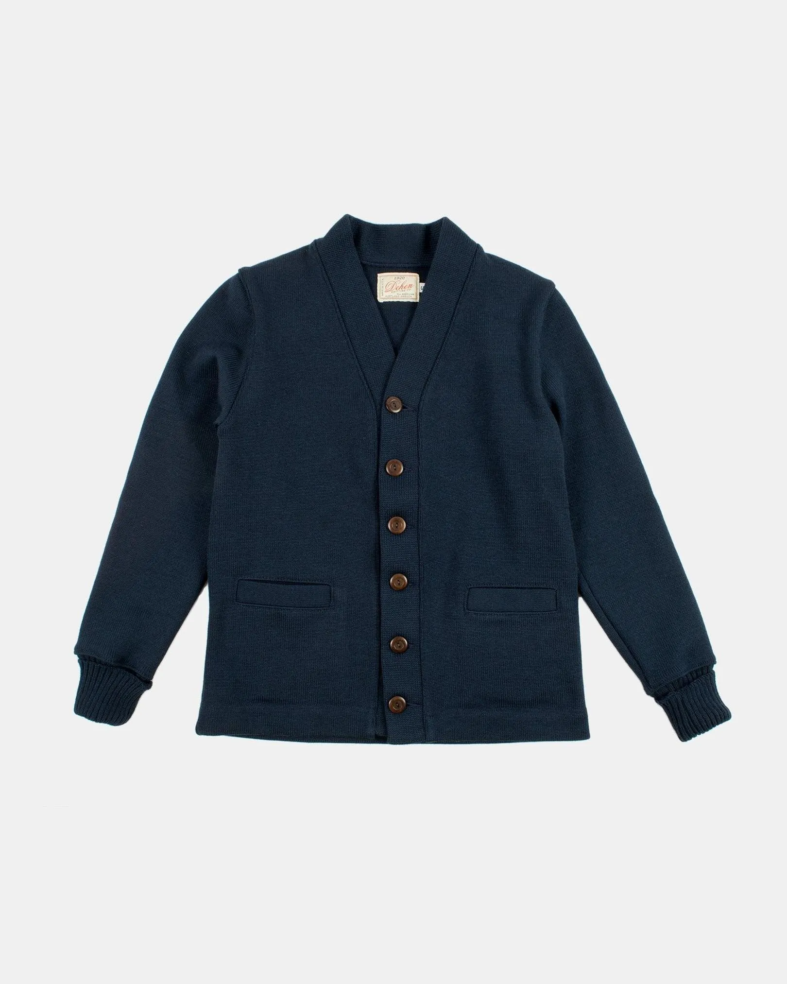 Dehen 1920 Classic Cardigan - Dark Navy