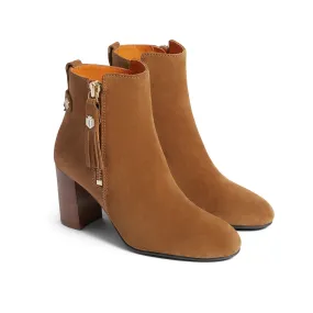 Fairfax & Favor Oakham Suede Tan Ankle Boot