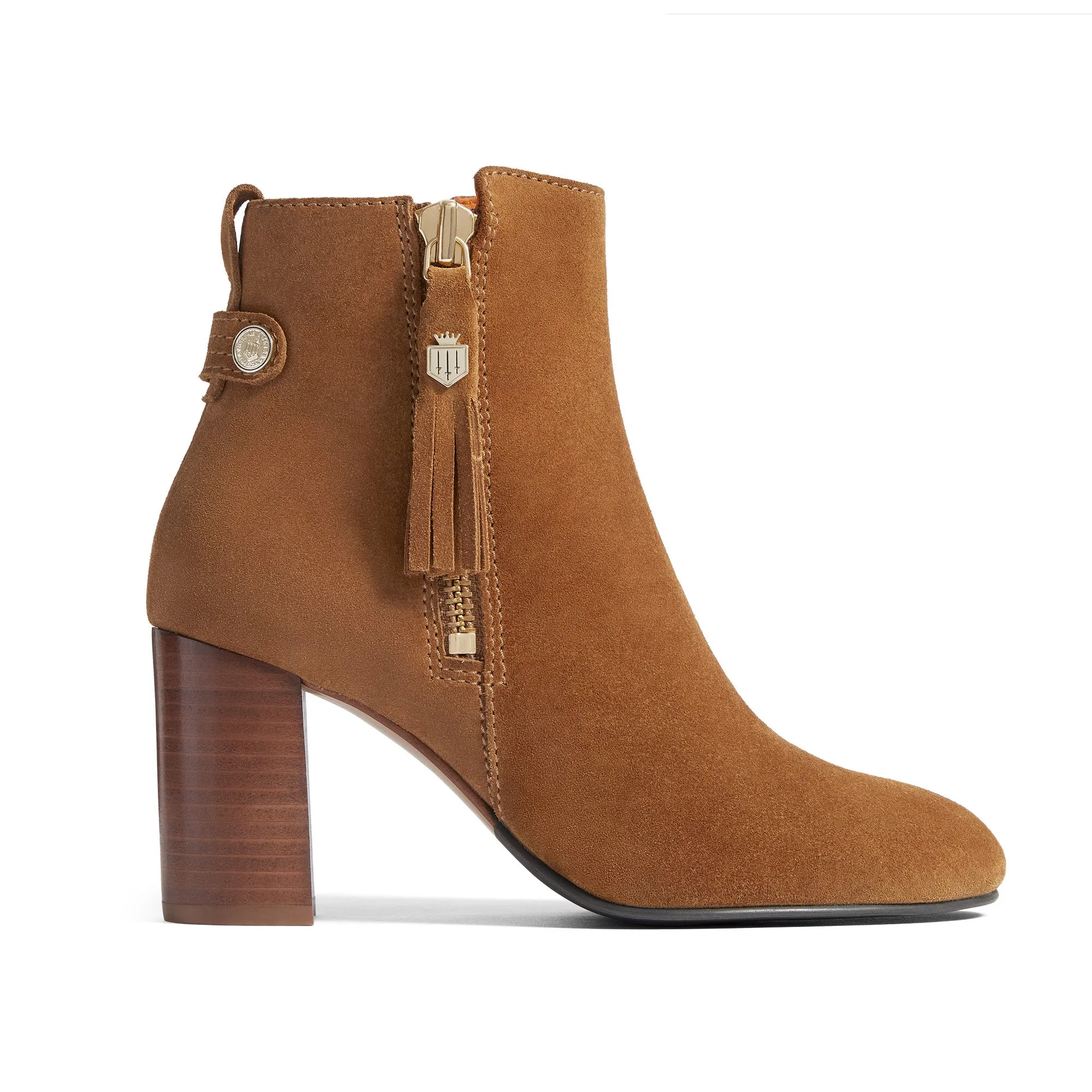 Fairfax & Favor Oakham Suede Tan Ankle Boot