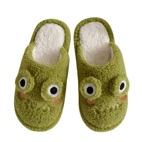 Frog Fuzzy Slippers