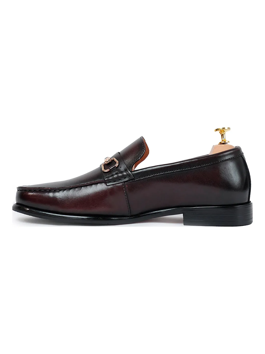 Glen Horse Bit Coffee Slip On