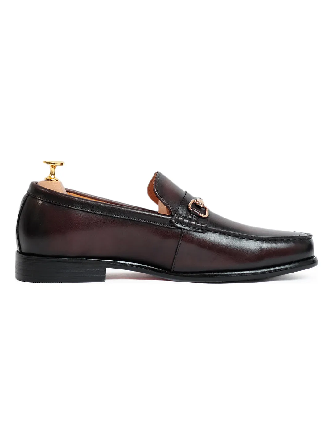 Glen Horse Bit Coffee Slip On