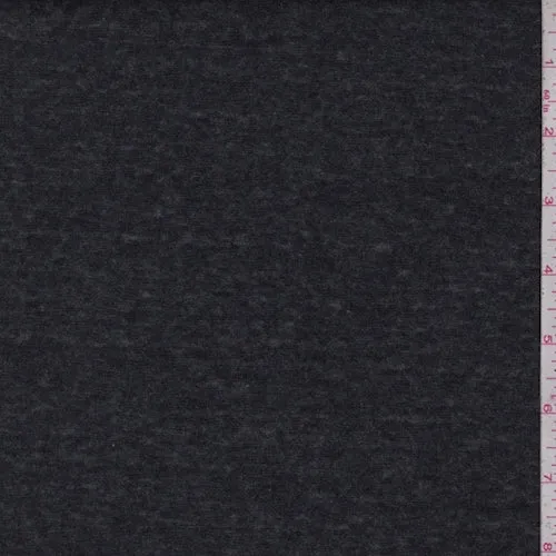 Heather Black Slate Jersey Knit Fabric