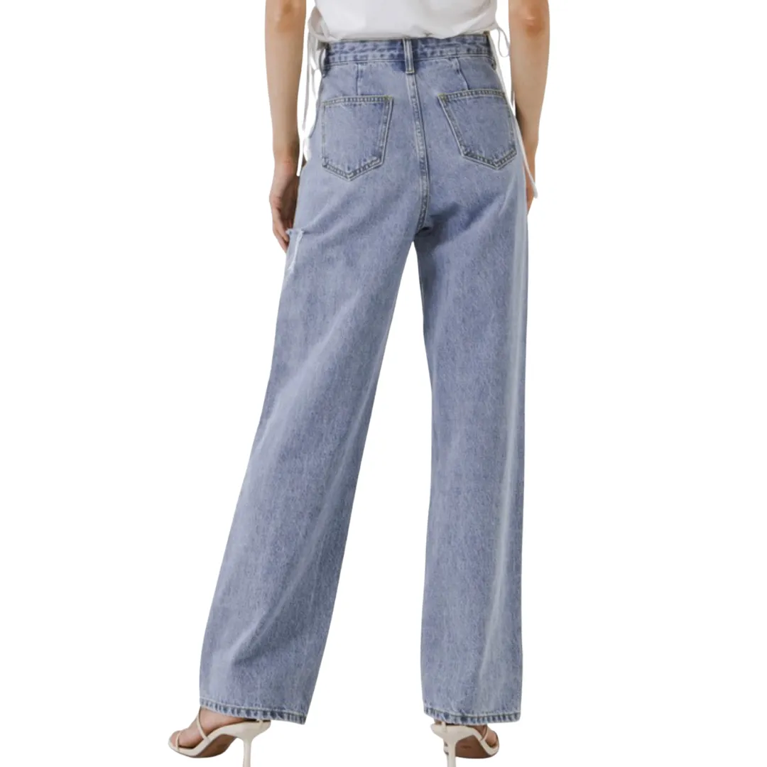 High Waist Relaxed Fit Jeans