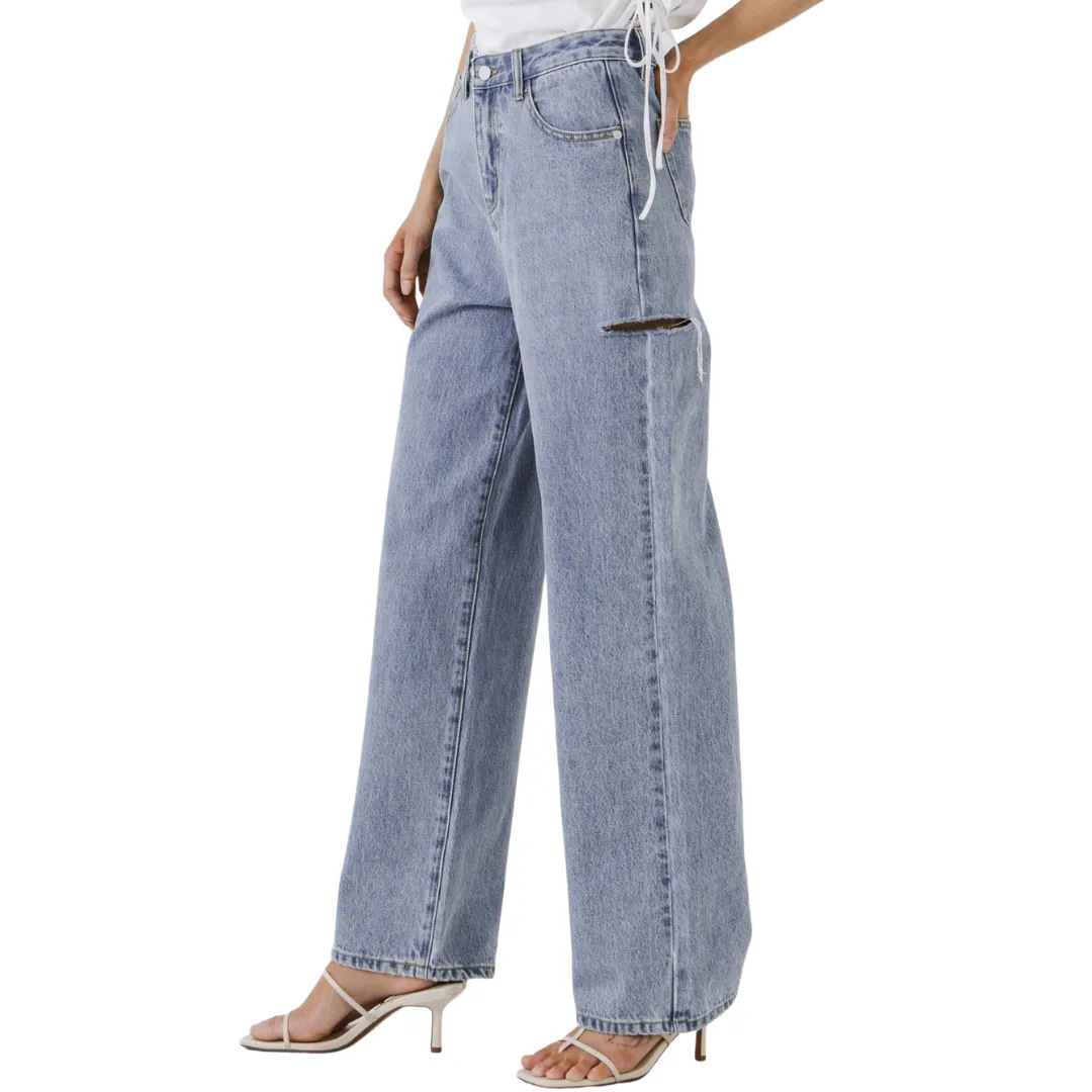 High Waist Relaxed Fit Jeans