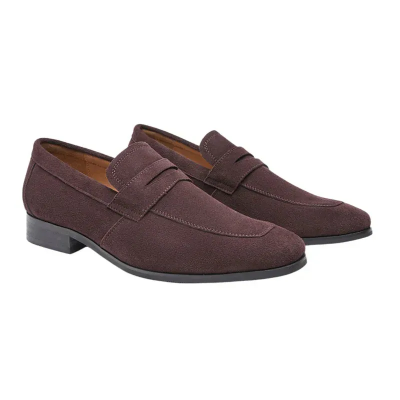 Icarus Luxury Suede Slip-Ons with Strap for Stylish Comfort