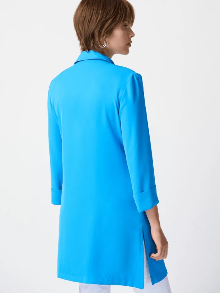 Joseph Ribkoff Classic Long Blazer In French Blue 211361S24 Col 4216