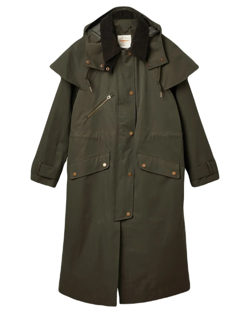 Joules Womens Highbridge Waterproof Longline Coat With Hood