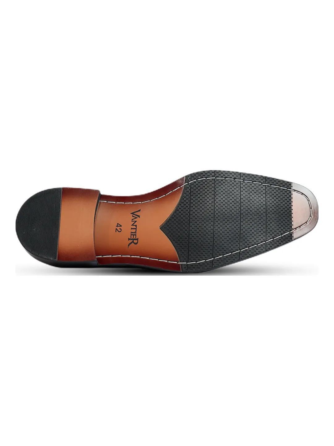 La Cabot Horse Bit Croc Slip On Black