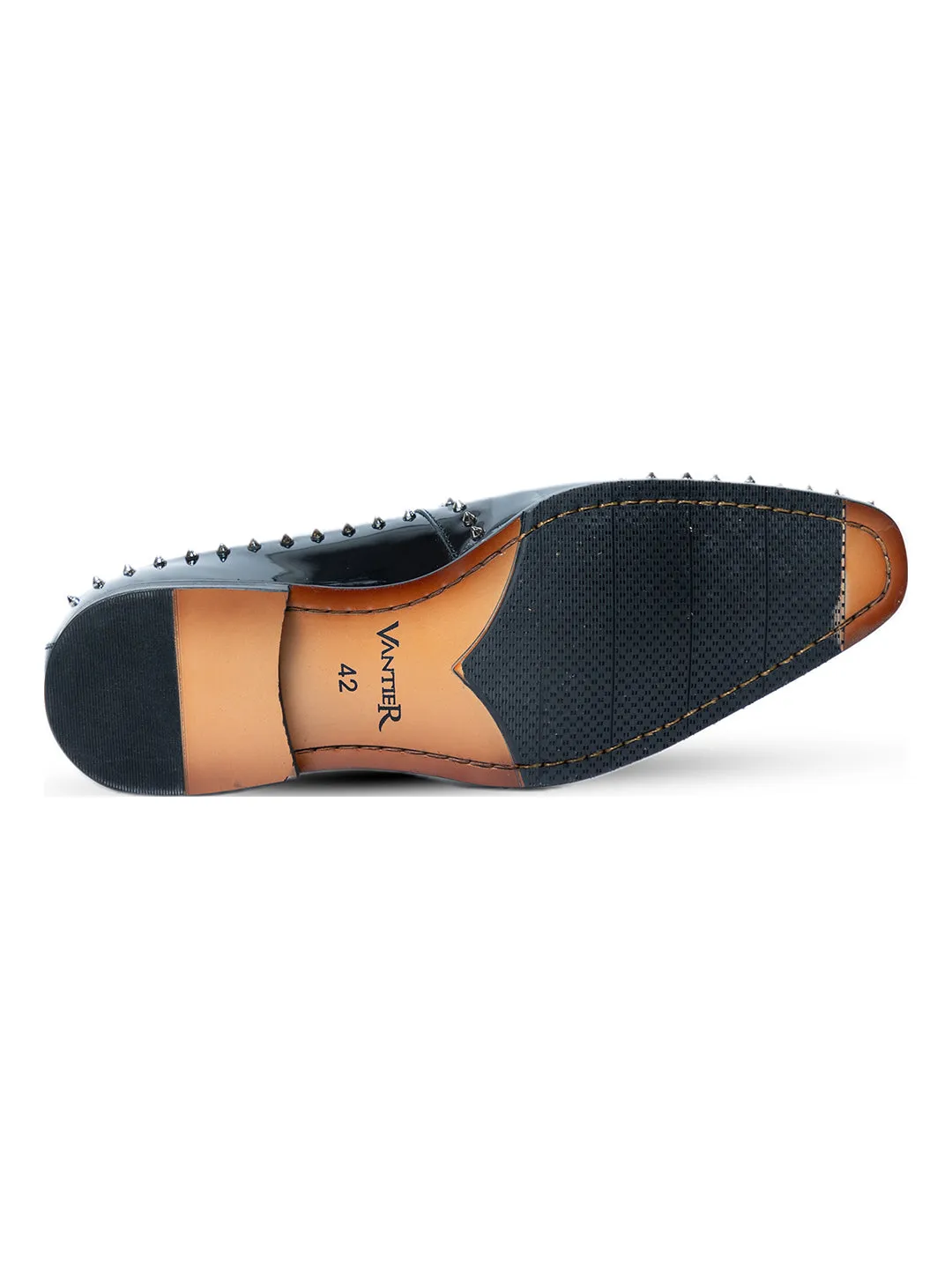 La Cairo Studded Black Patent Slip On