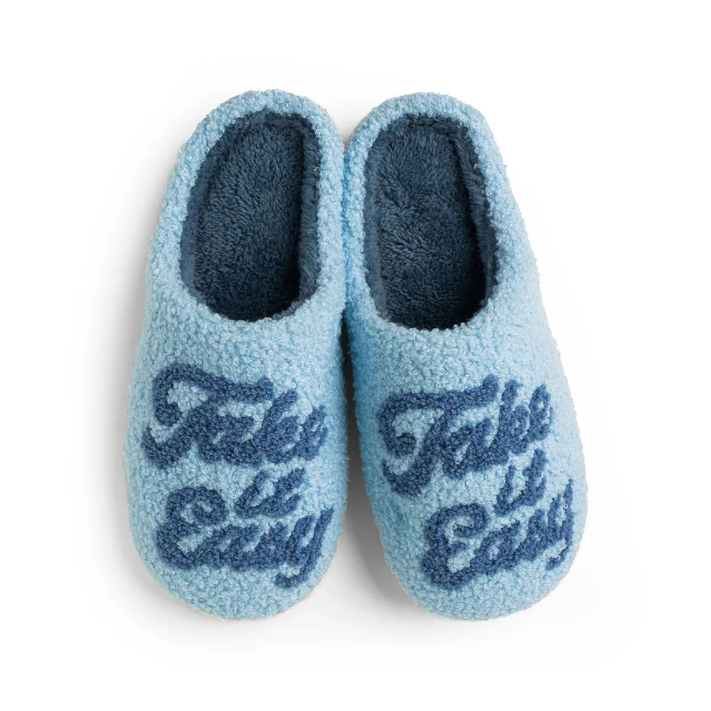 Lounge Out Loud Super Fuzzy Slipper Slides - Womens