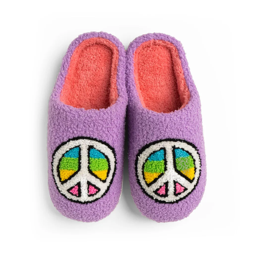 Lounge Out Loud Super Fuzzy Slipper Slides - Womens