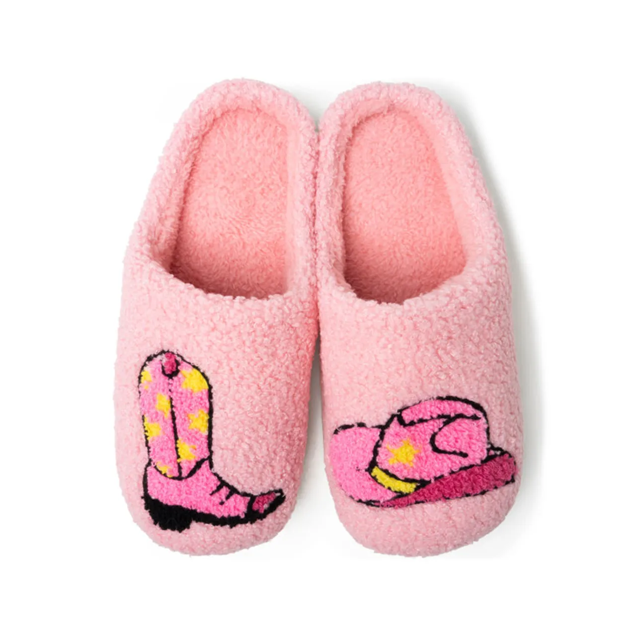 Lounge Out Loud Super Fuzzy Slipper Slides - Womens