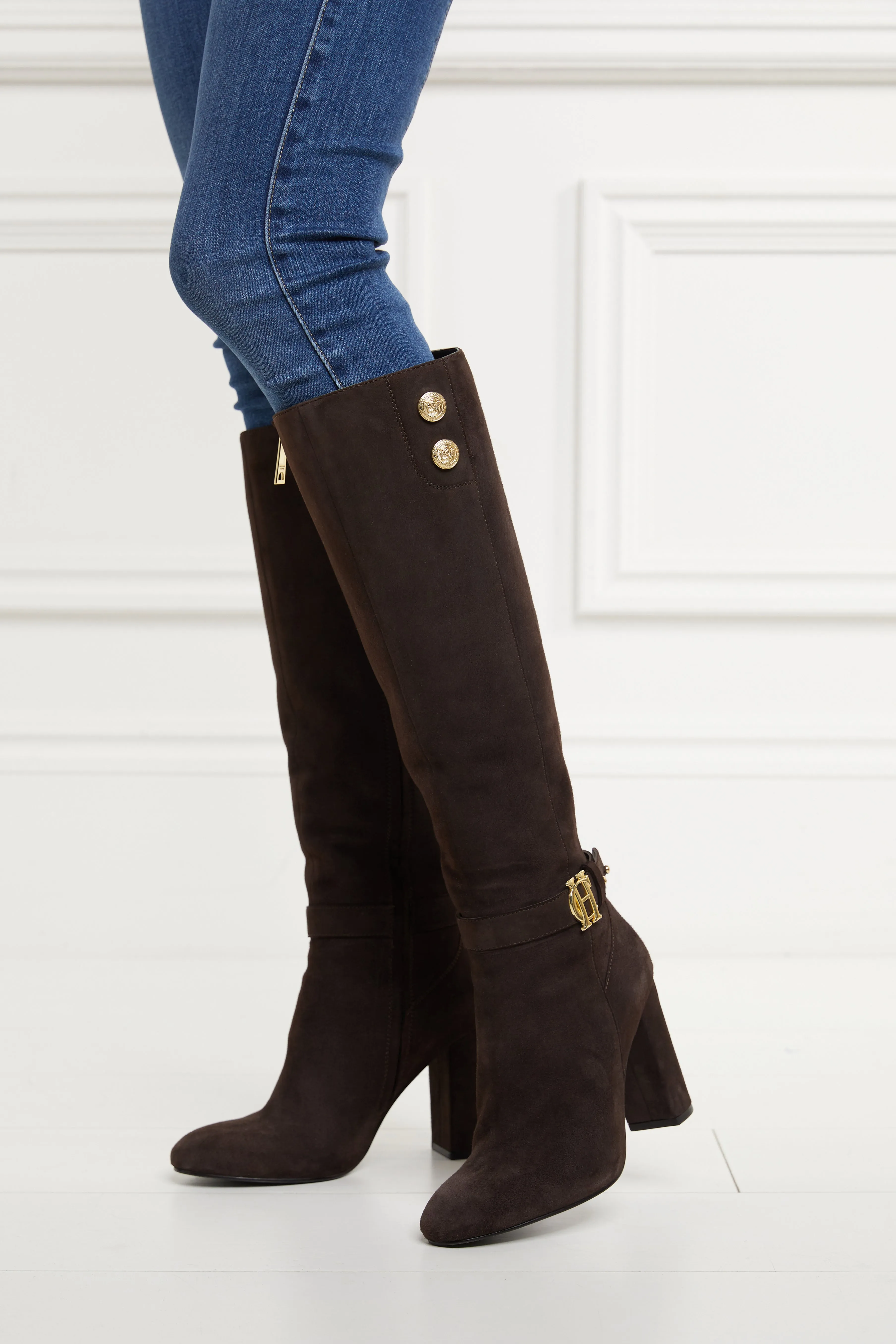 Marlborough Knee Boot (Chocolate)