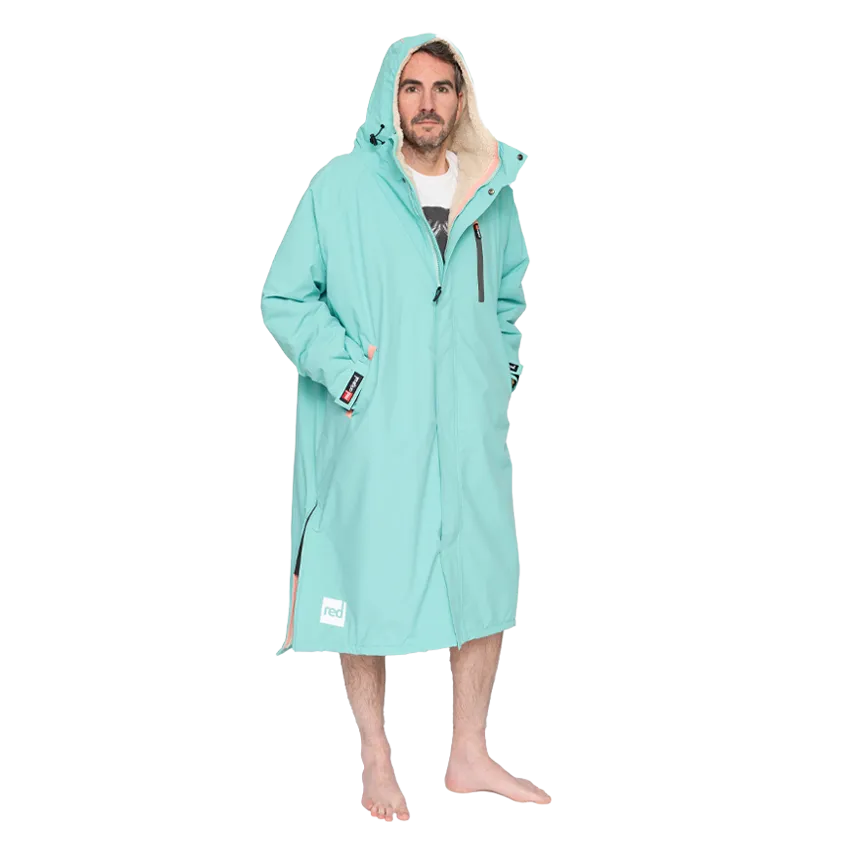 Men's Long Sleeve Pro Change Robe EVO - Icebergs Aqua