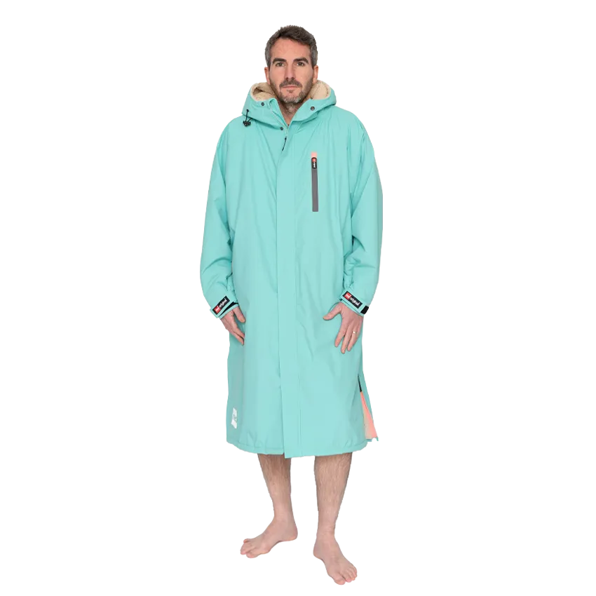 Men's Long Sleeve Pro Change Robe EVO - Icebergs Aqua