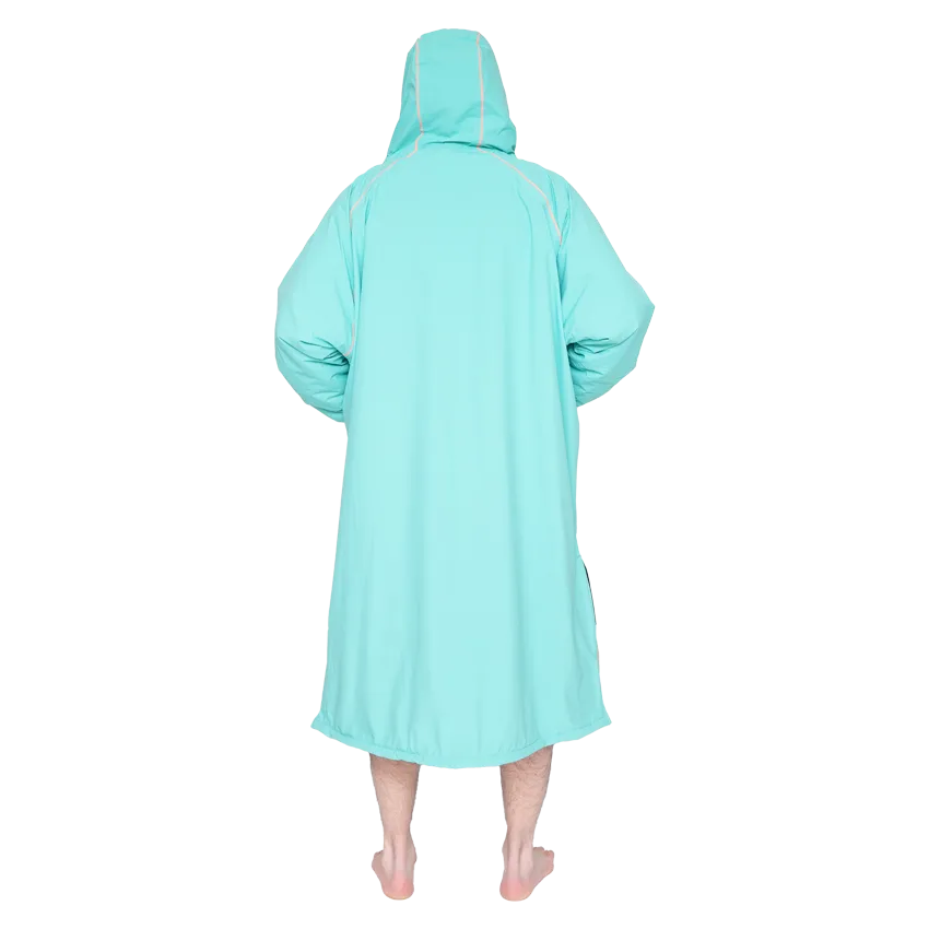 Men's Long Sleeve Pro Change Robe EVO - Icebergs Aqua