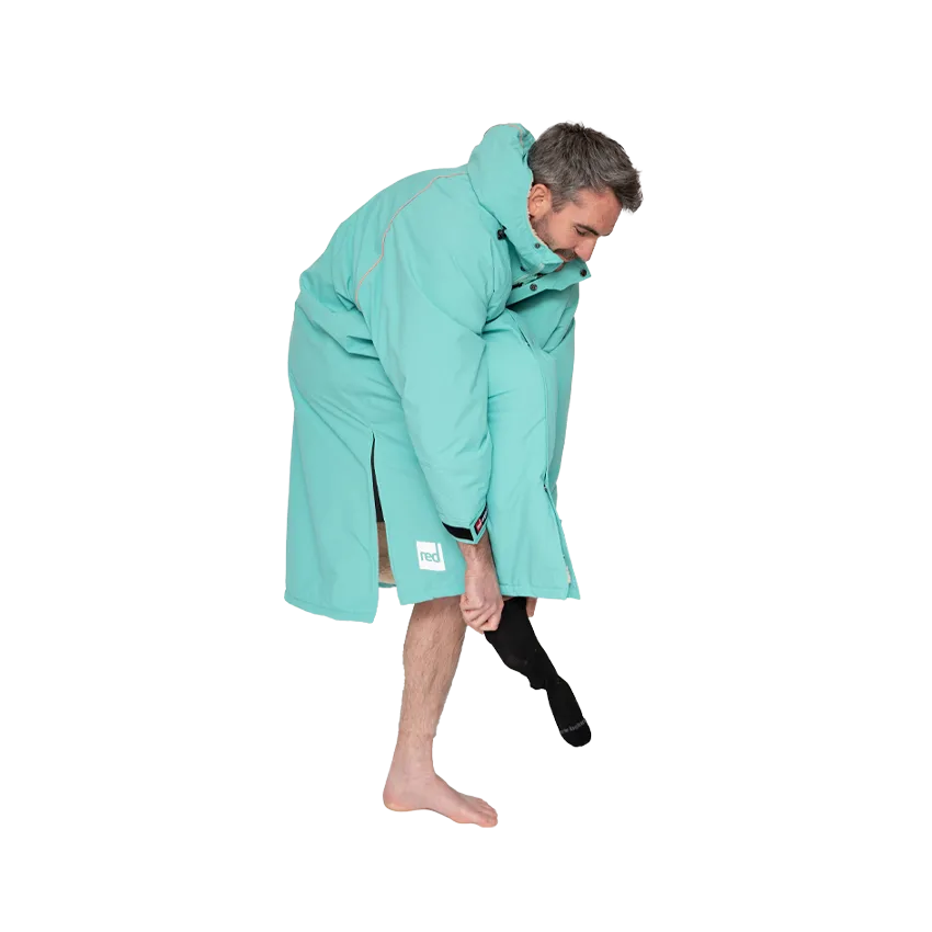 Men's Long Sleeve Pro Change Robe EVO - Icebergs Aqua