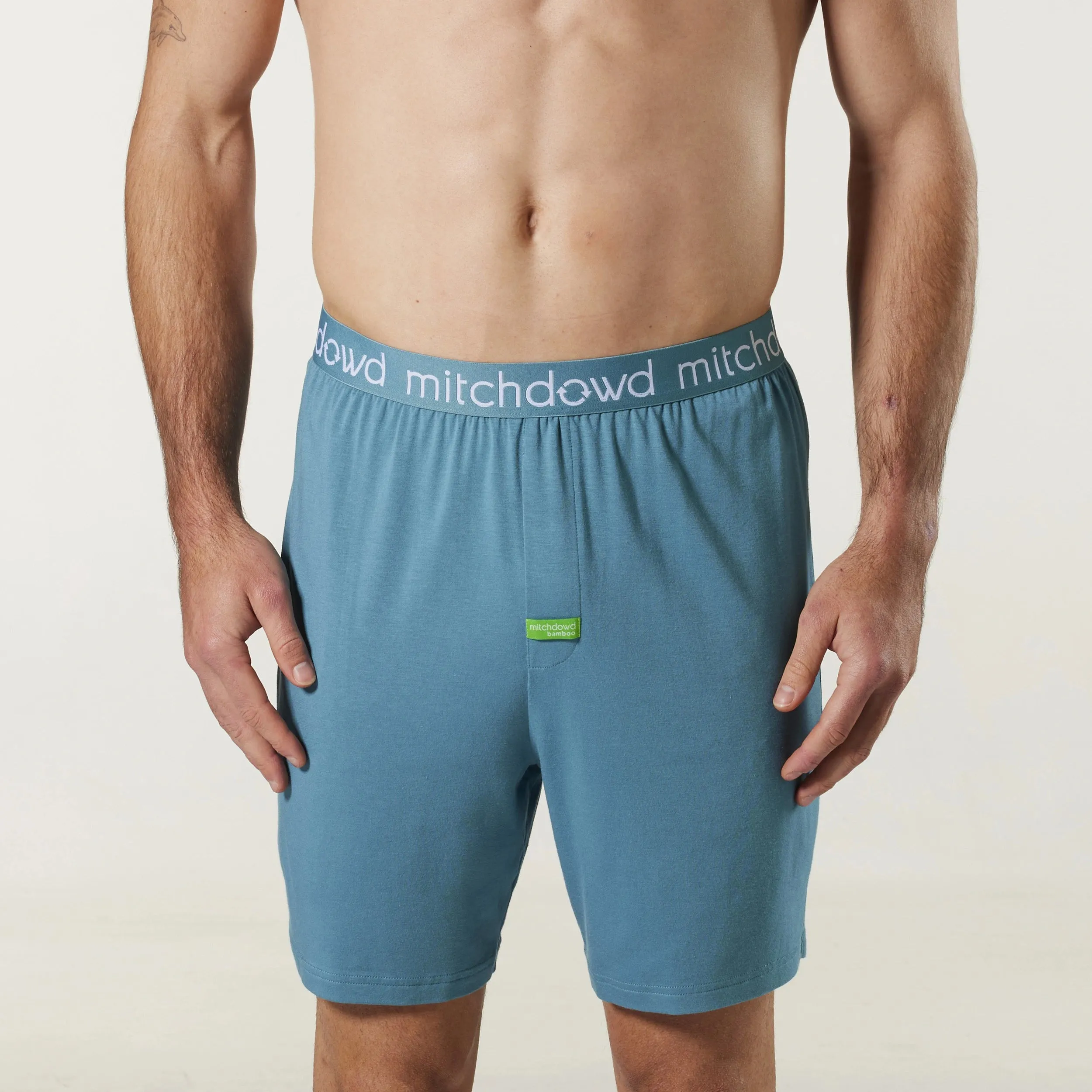 Men's Soft Bamboo Knit Sleep Short - Sage