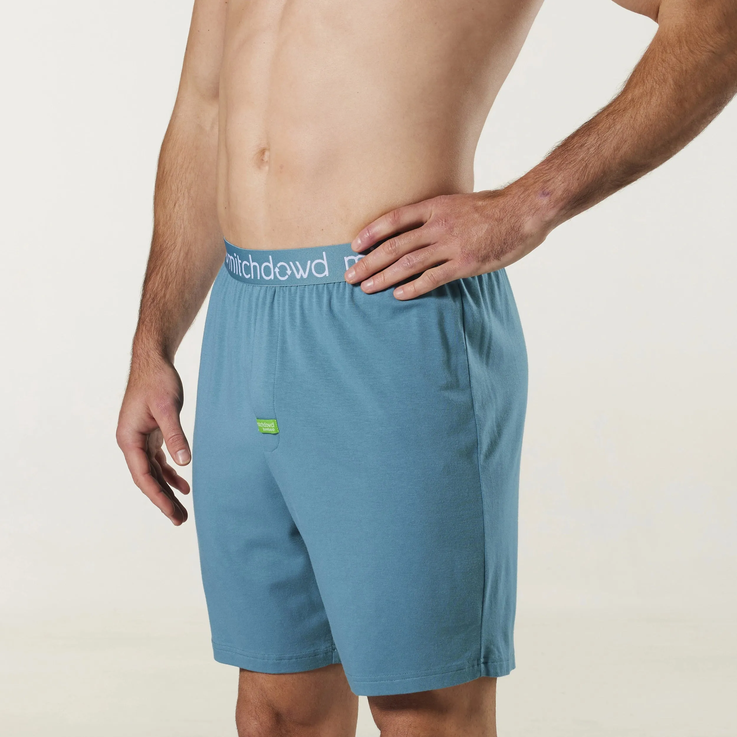 Men's Soft Bamboo Knit Sleep Short - Sage