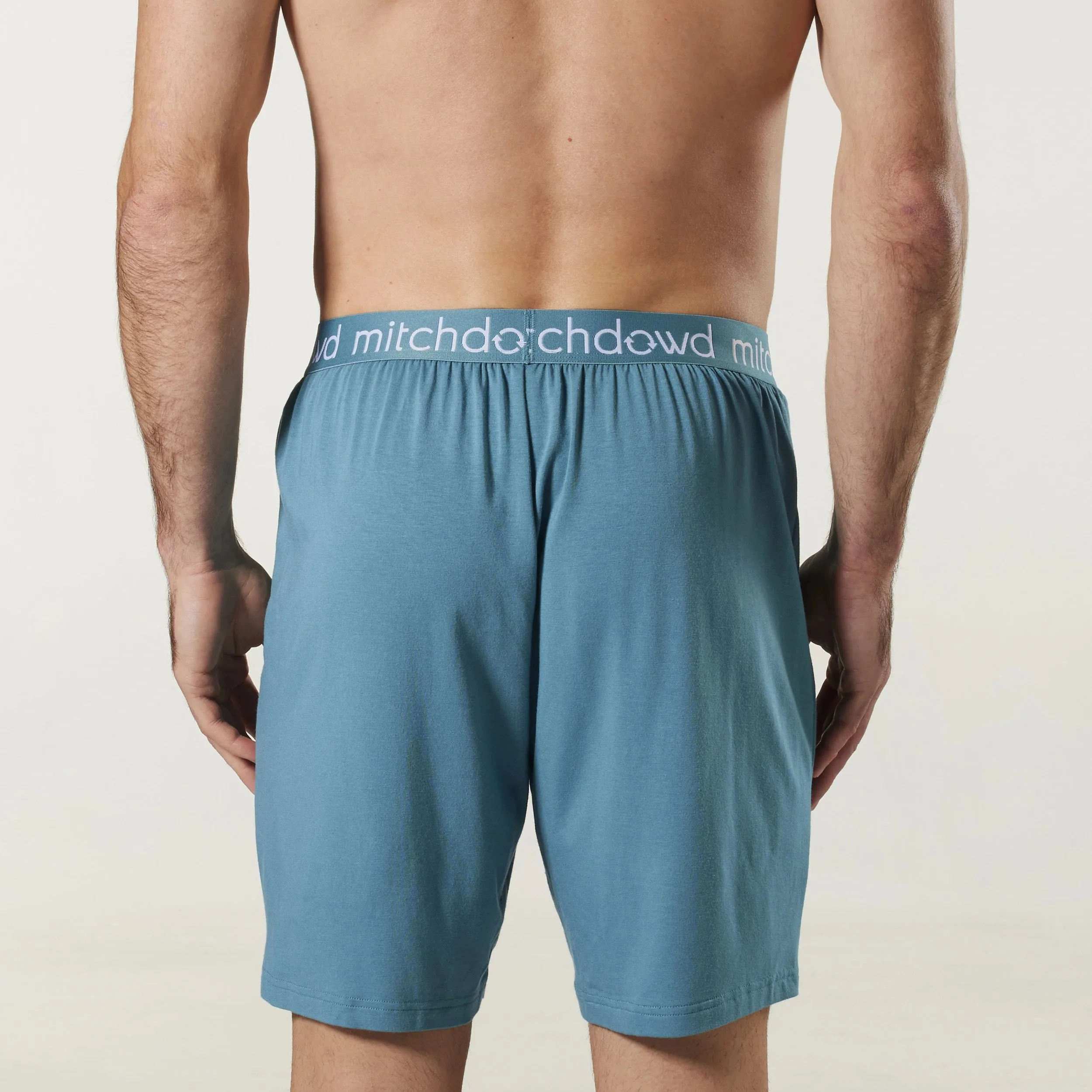 Men's Soft Bamboo Knit Sleep Short - Sage