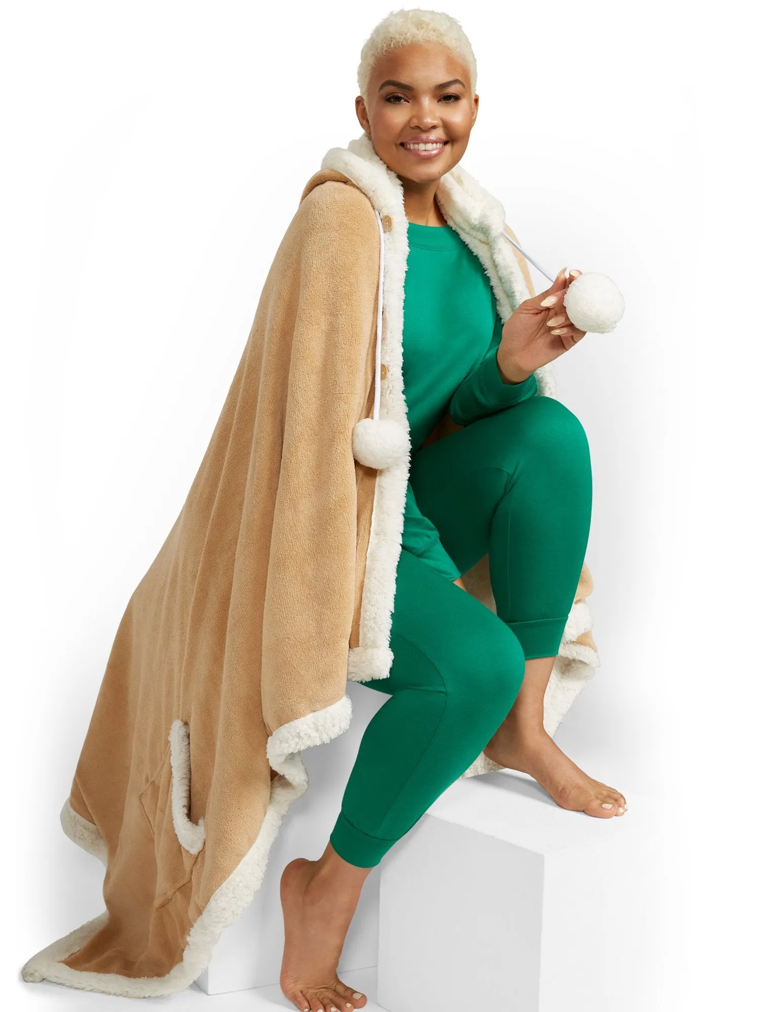 Nava Ultra Plush Snuggle Hoodie Robe - NY&C x Chic Home