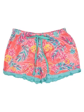 Pineapple Lounge Shorts by Simply Southern