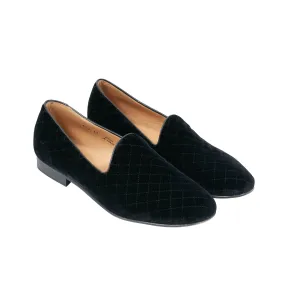 Quilted Velvet Slip-On