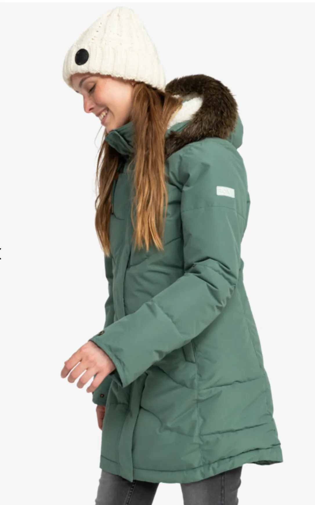 Roxy Ellie - Longline Winter Jacket For Women