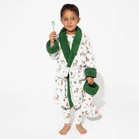 Santa's Workshop Kids' Bamboo Sherpa Robe