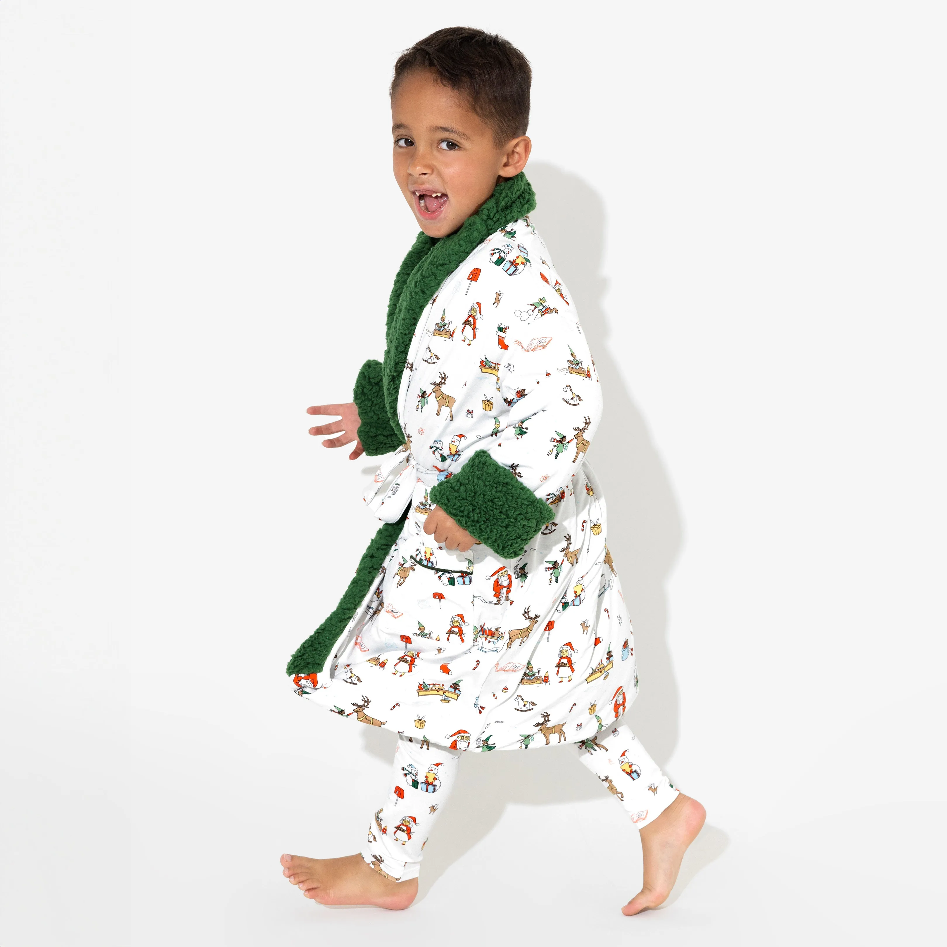 Santa's Workshop Kids' Bamboo Sherpa Robe