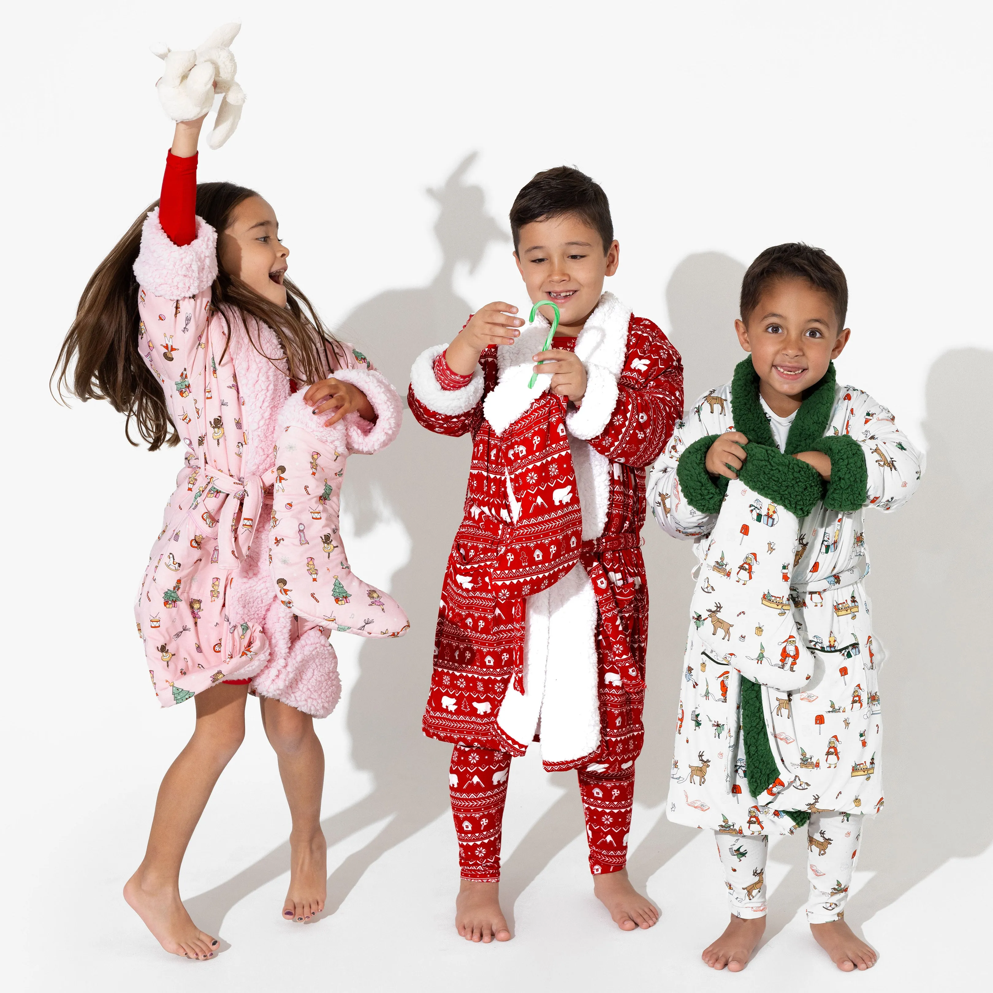 Santa's Workshop Kids' Bamboo Sherpa Robe