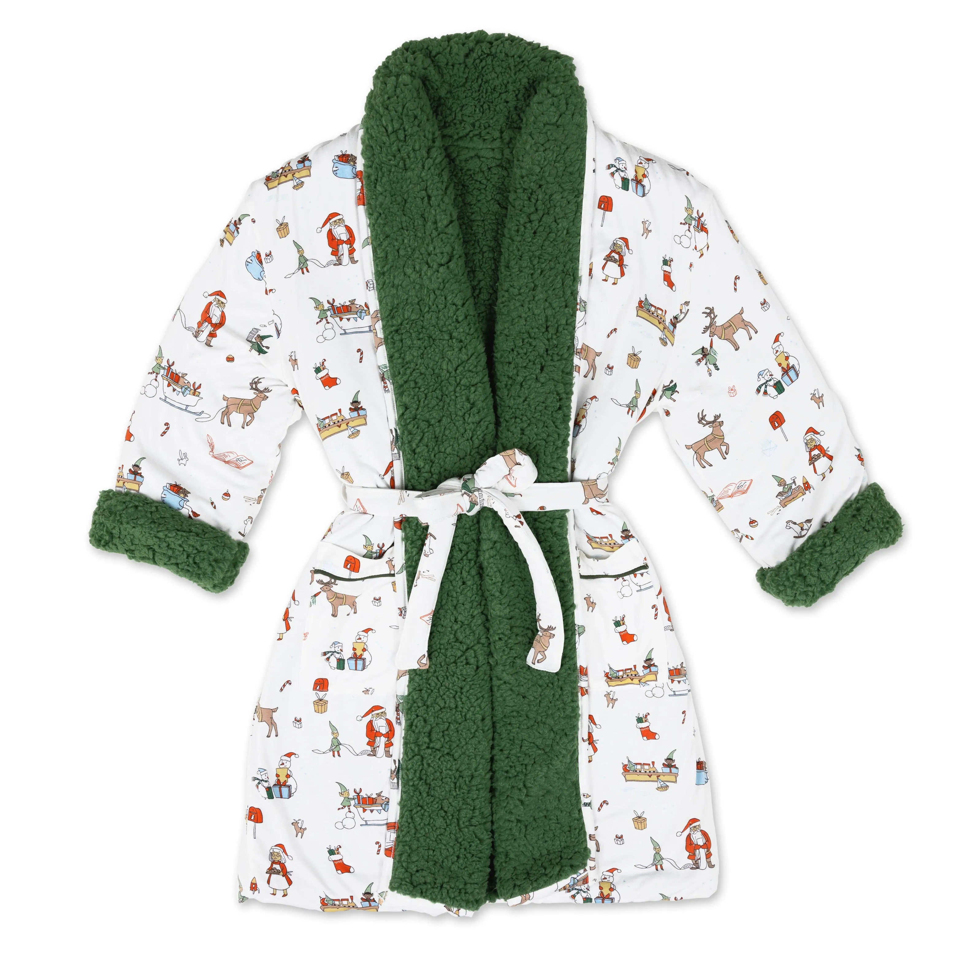 Santa's Workshop Kids' Bamboo Sherpa Robe