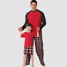 Simplicity Sewing Pattern 9128 Men's and Boys Sleepwear