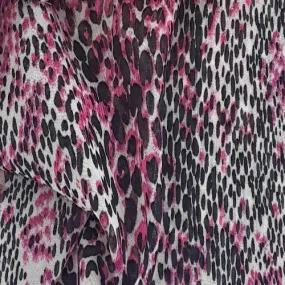 Snakeskin Print Chiffon - Pink | SKU 6174A #S148