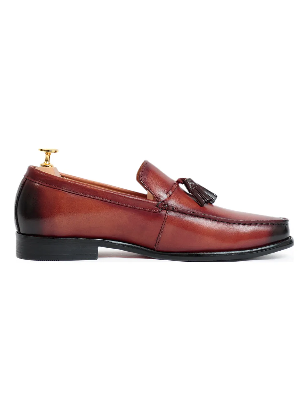 Stalwart Brown Tassel Slip On